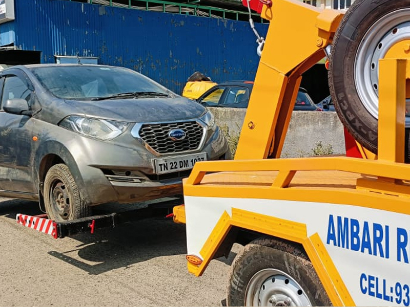 Accident Vehicle Towing Service in Mount road|Teynampet